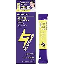 合計90本　FOODOLOGY エネルギーブーム Amazon.co.jp: FOODOLOGY Energy Boom エネルギーブーム 10個